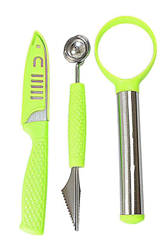 Premium 3Piece Kitchen Utensil Knife Set for Food Preparation