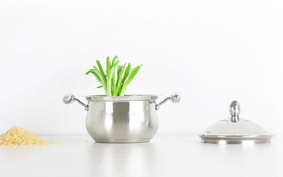 SQ Professional Lustro Stainless Steel Imperiale Casserole Set of 6 Premium Cookware Collection