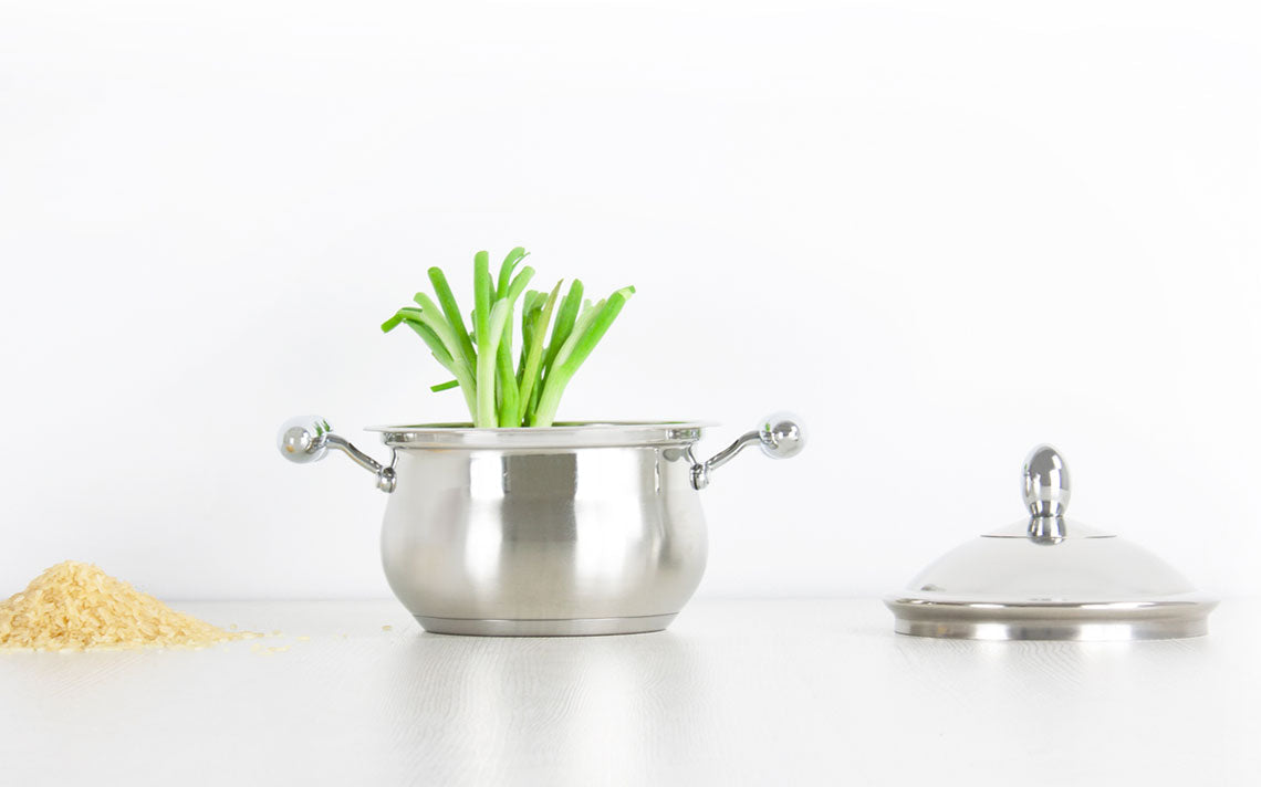 SQ Professional Lustro Stainless Steel Imperiale Casserole Set of 6 Premium Cookware Collection