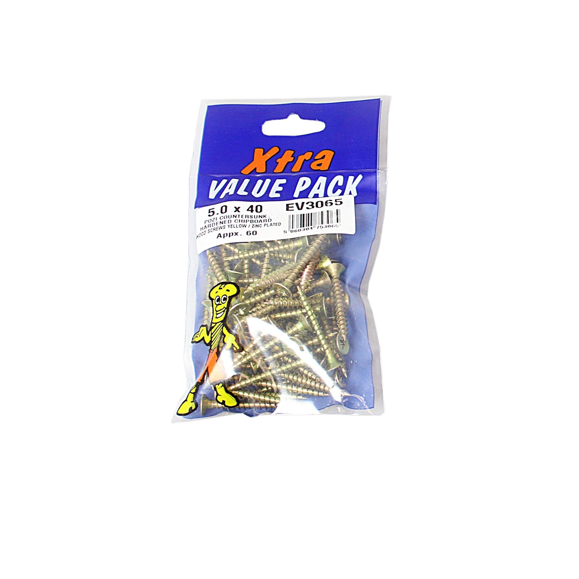 50 x 40 Pozi Chipboard Screws Premium DIY Fasteners