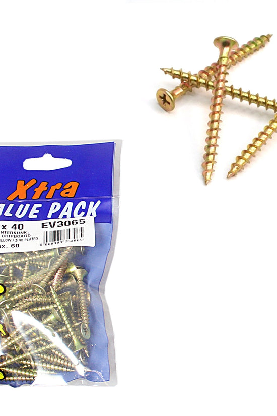 50 x 40 Pozi Chipboard Screws Premium DIY Fasteners