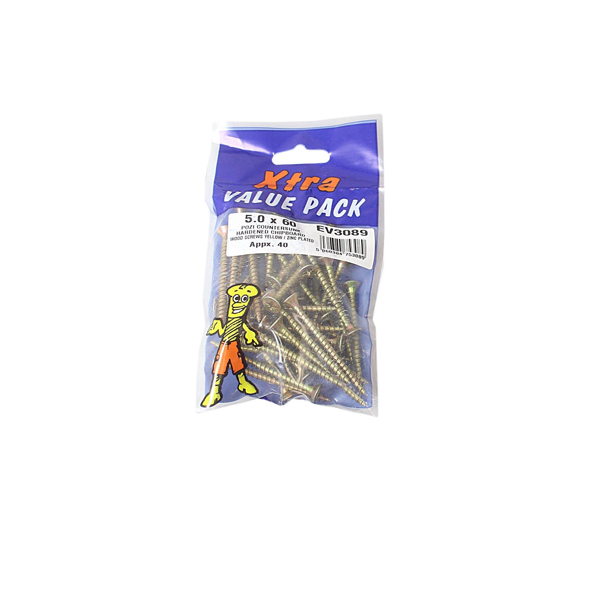 50 x 60 Pozi Chipboard Screws HighQuality DIY Fasteners