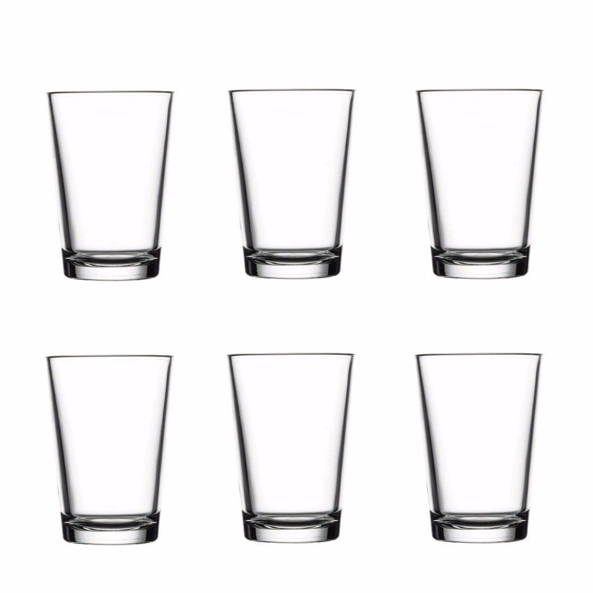 Alanya Long Drinking Glasses 6 Pack Stylish Glassware Set