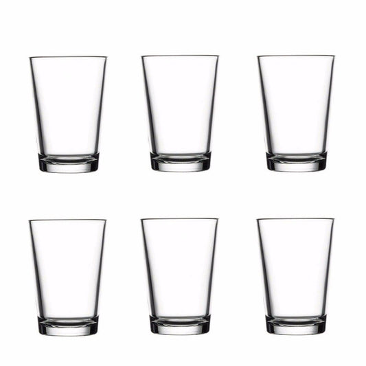 Alanya Long Drinking Glasses 6 Pack Stylish Glassware Set
