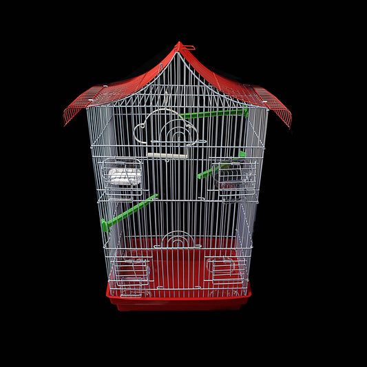 Durable Metal Indoor Bird Cage for Parrots 57x40 cm
