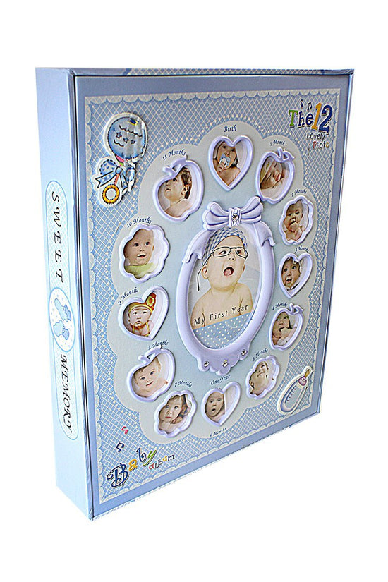 Capture Every Moment with My First Year Baby Photo Album New Born Frame Set