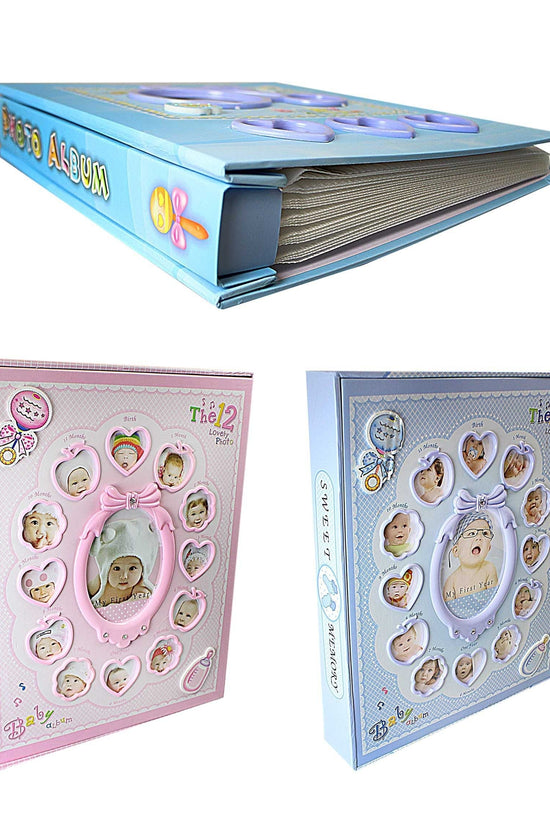 Capture Every Moment with My First Year Baby Photo Album New Born Frame Set