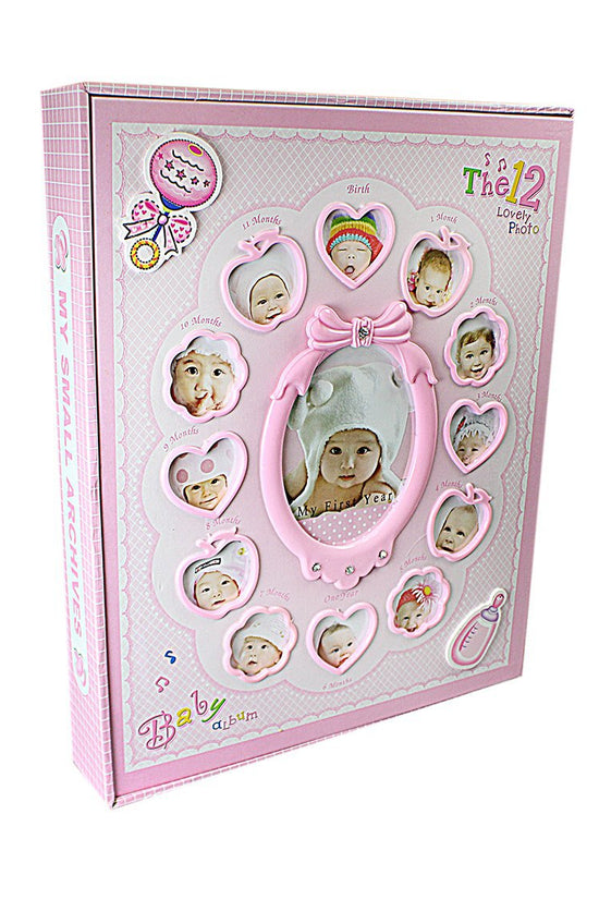 Capture Every Moment with My First Year Baby Photo Album New Born Frame Set