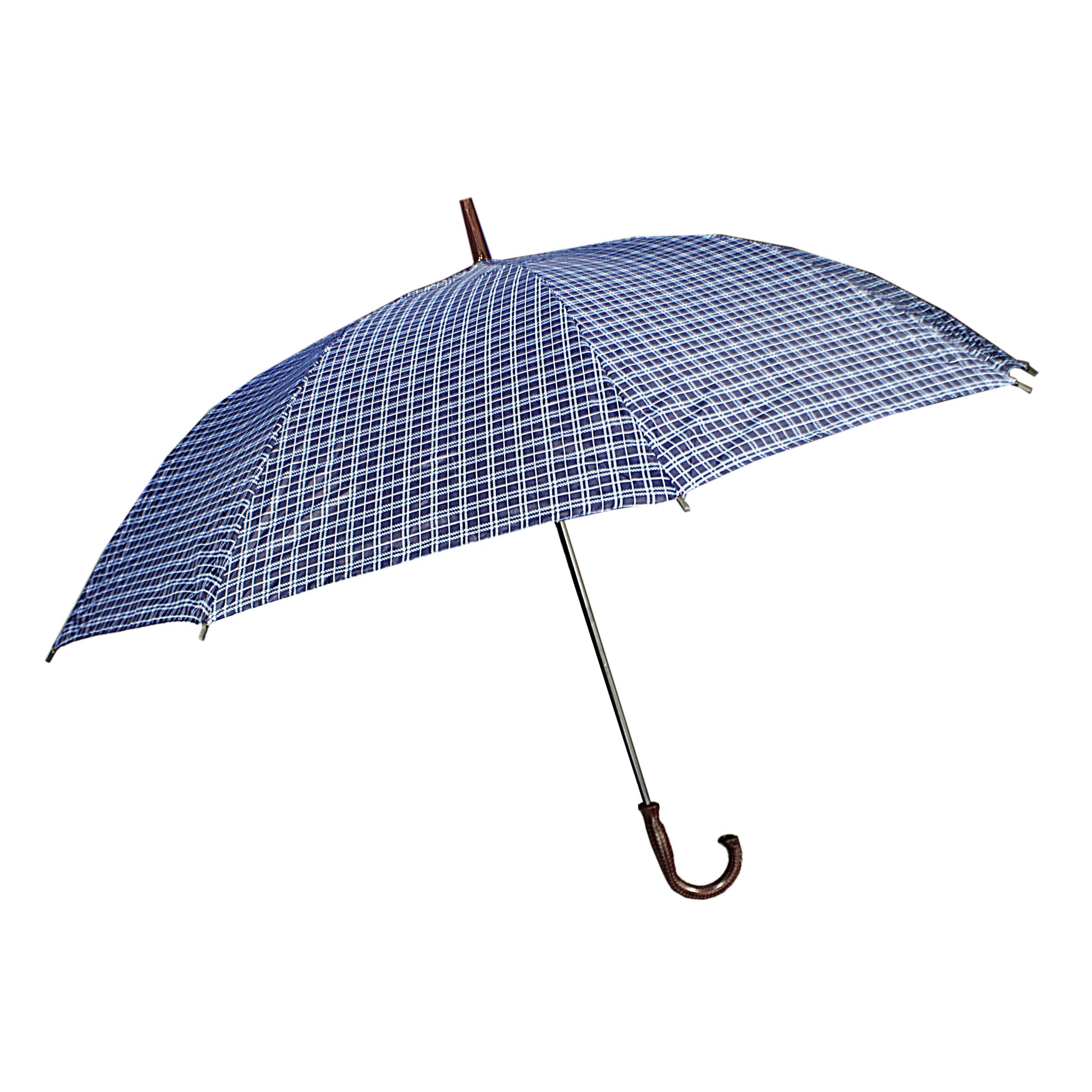 Stylish Adult Size Crook Handle Umbrella 90cm Assorted Colors