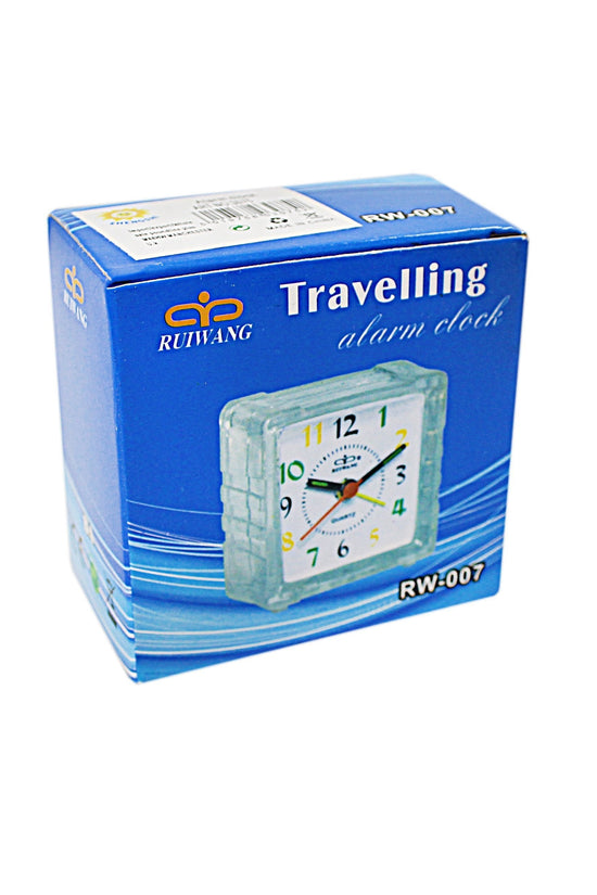 Compact Square Travel Alarm Clock ABS Material 65 x 7 x 35cm