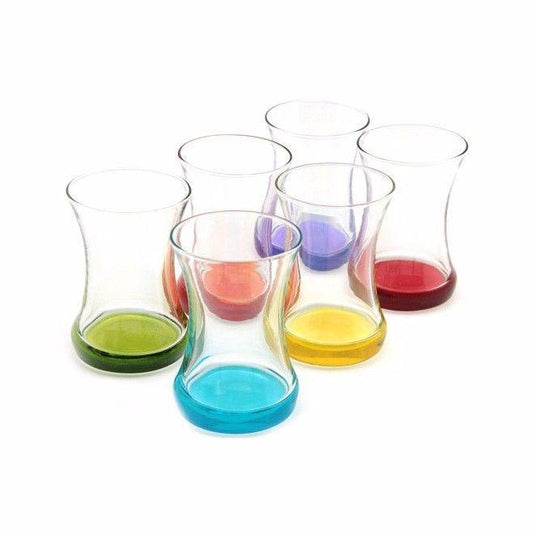 Coral Zen Tea Glass Set 155cc Set of 6