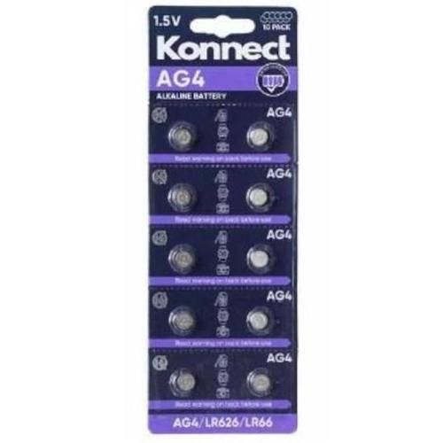 Konnect 10 Pack Alkaline Batteries Reliable Power for Your Devices