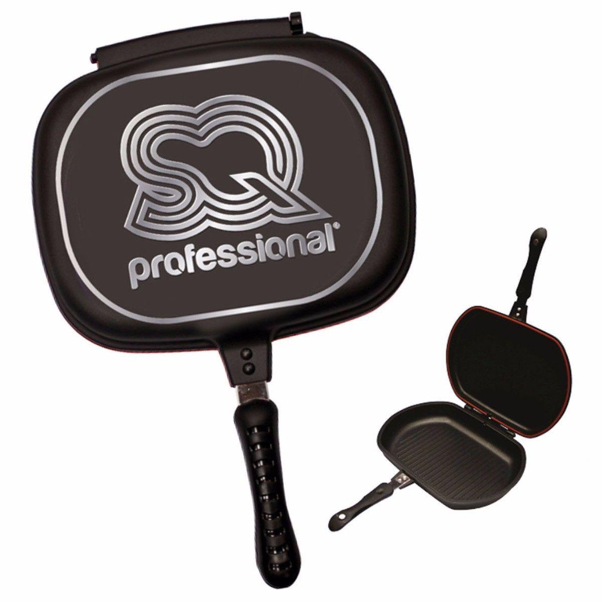 SQ Professional Nea Double Sided Magic Pan 32cm Nera Black