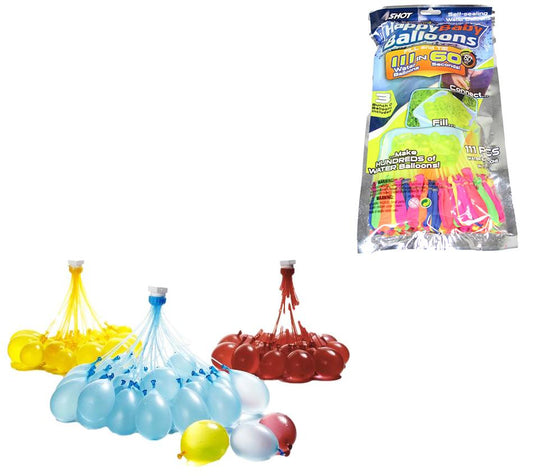 3 Bunch Water Aqua Balloons Fill Seal 111 Balloons Instantly