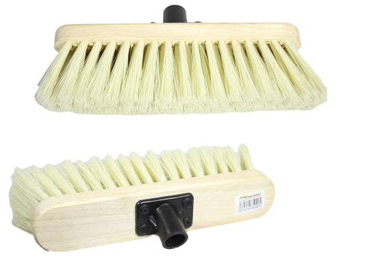 12Inch Soft Cream PVC Bristle Brush Broom Head HighQuality Cleaning Tool