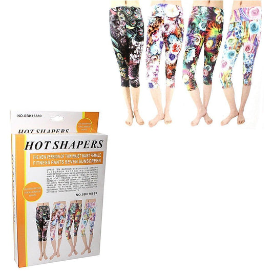 Womens Printed Hot Shapers Leggings for Fitness Enthusiasts