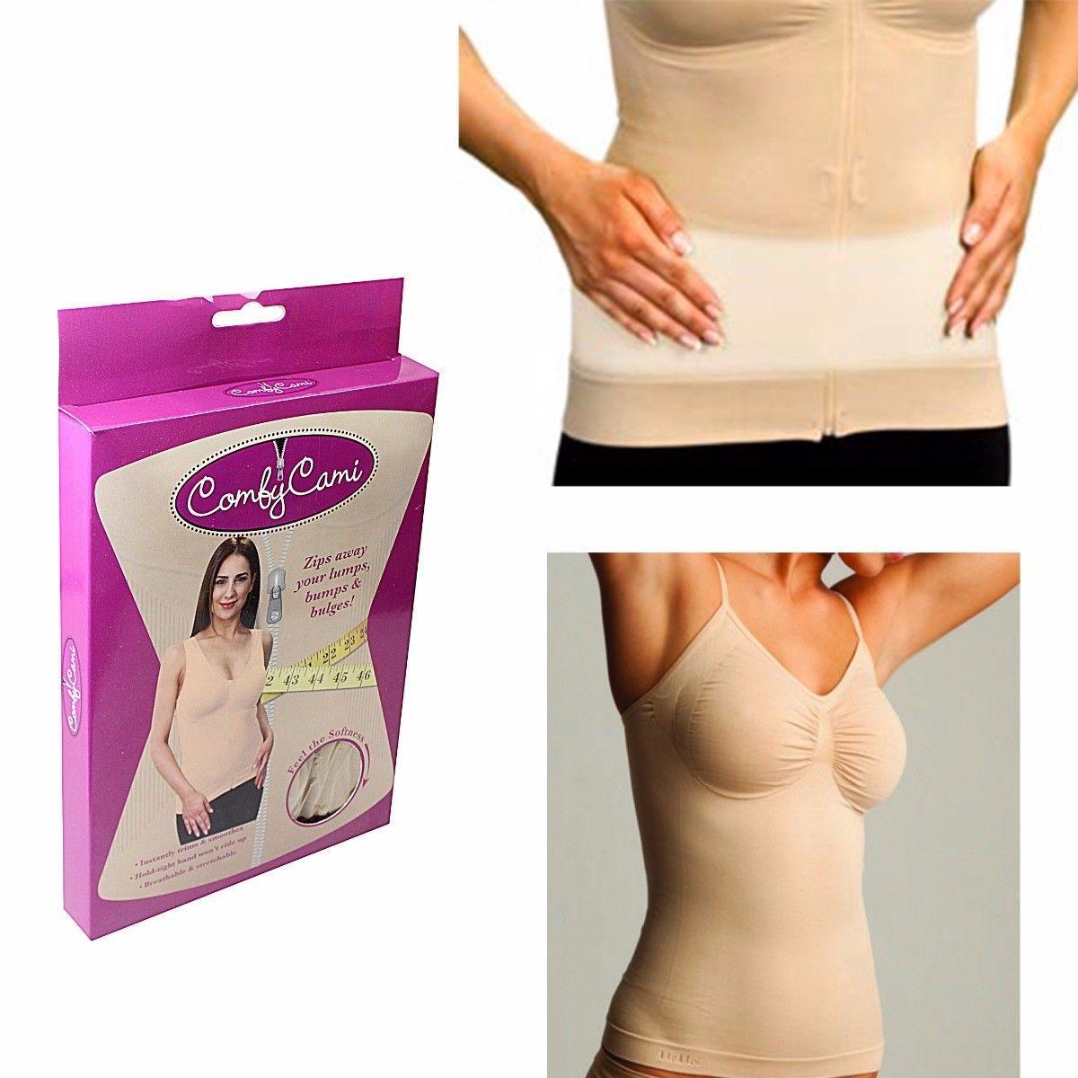 Comfi Camy Body Shaper Zip Away Lumps Bumps Bulges