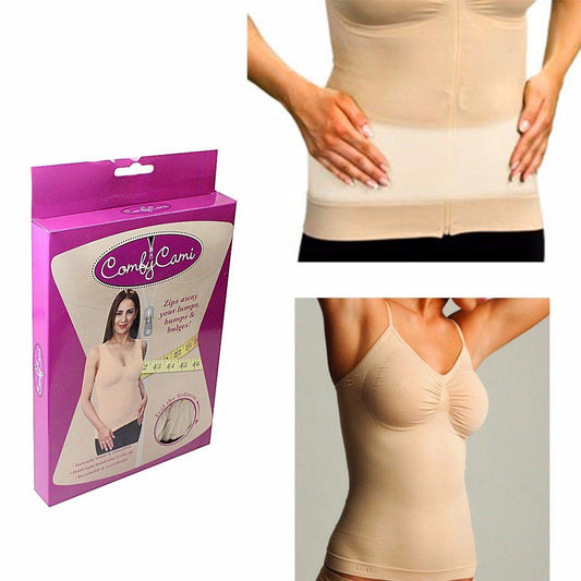 Comfi Camy Body Shaper Zip Away Lumps Bumps Bulges