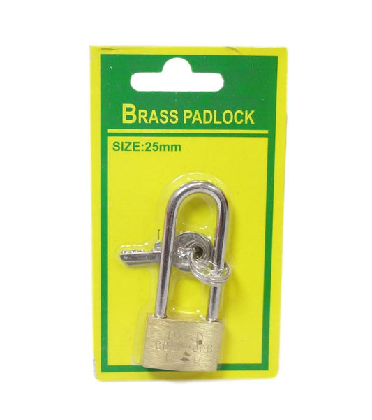Durable Brass Long Padlock for DIY Home Projects and Security
