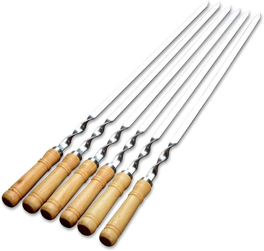 Premium Stainless Steel BBQ Kebab Skewers Set