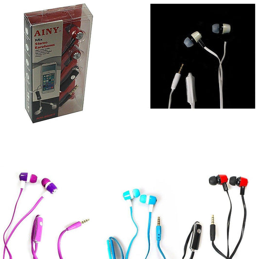 AINY Mix Stereo Earphones Premium Sound Comfort Fit