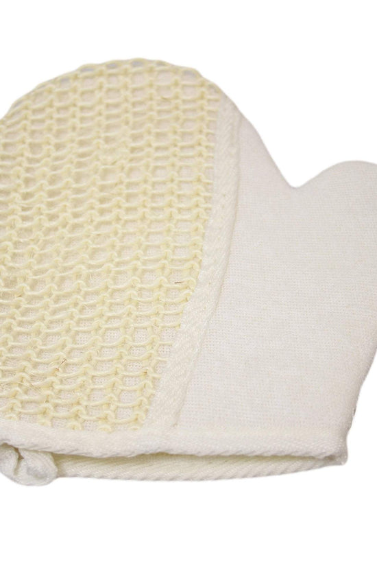 DualSided Exfoliating Bath Spa Loofah Mitt Glove