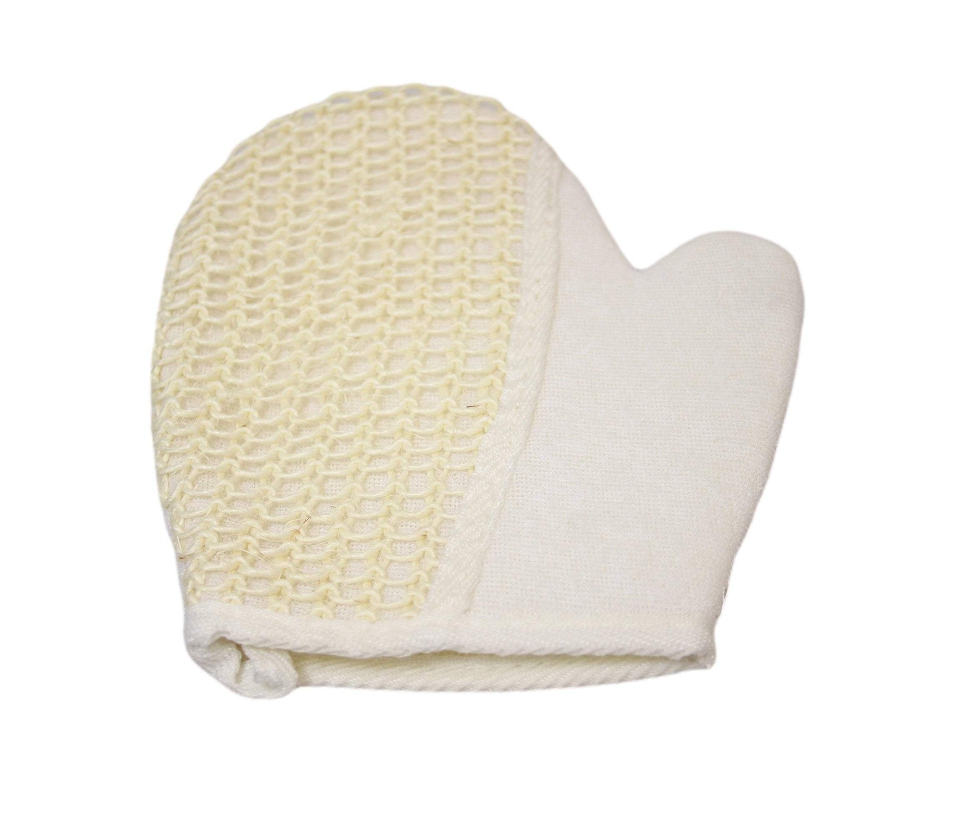 DualSided Exfoliating Bath Spa Loofah Mitt Glove
