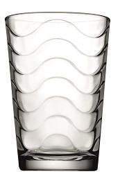 Elegant PB 6Piece Baroque Water Glass Set 220ml Silver Finish