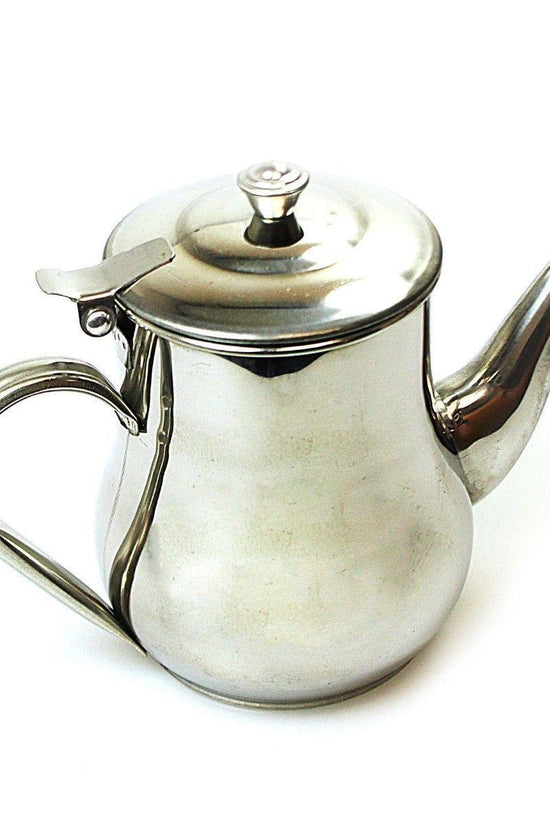 Elegant Stainless Steel Tea Pot Traditional Style for Home Kitchen