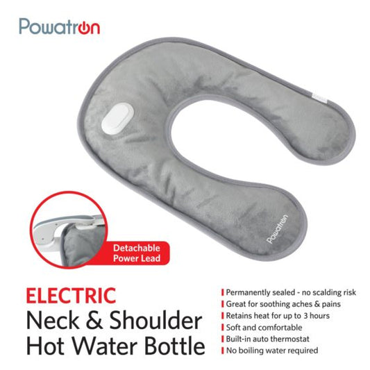 Electric Neck Shoulder Hot Water Bottle Soothing Pain Relief