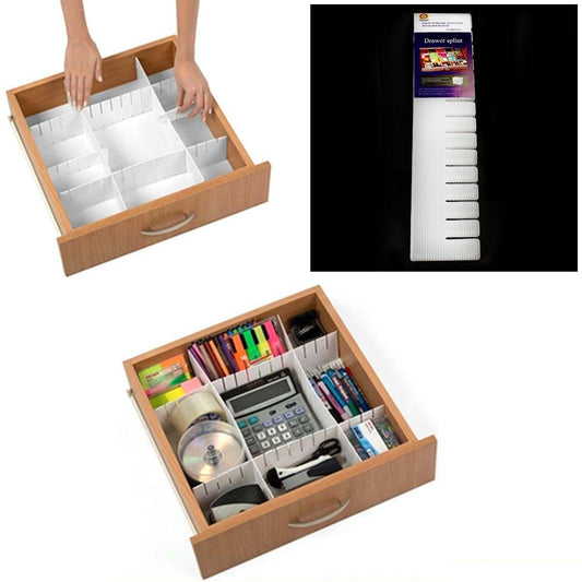 2Piece Split Drawer Organiser for ClutterFree Home
