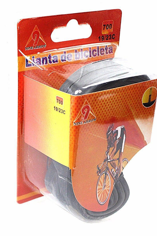Durable 19 Inch 700c Inner Bike Tube in Black Color