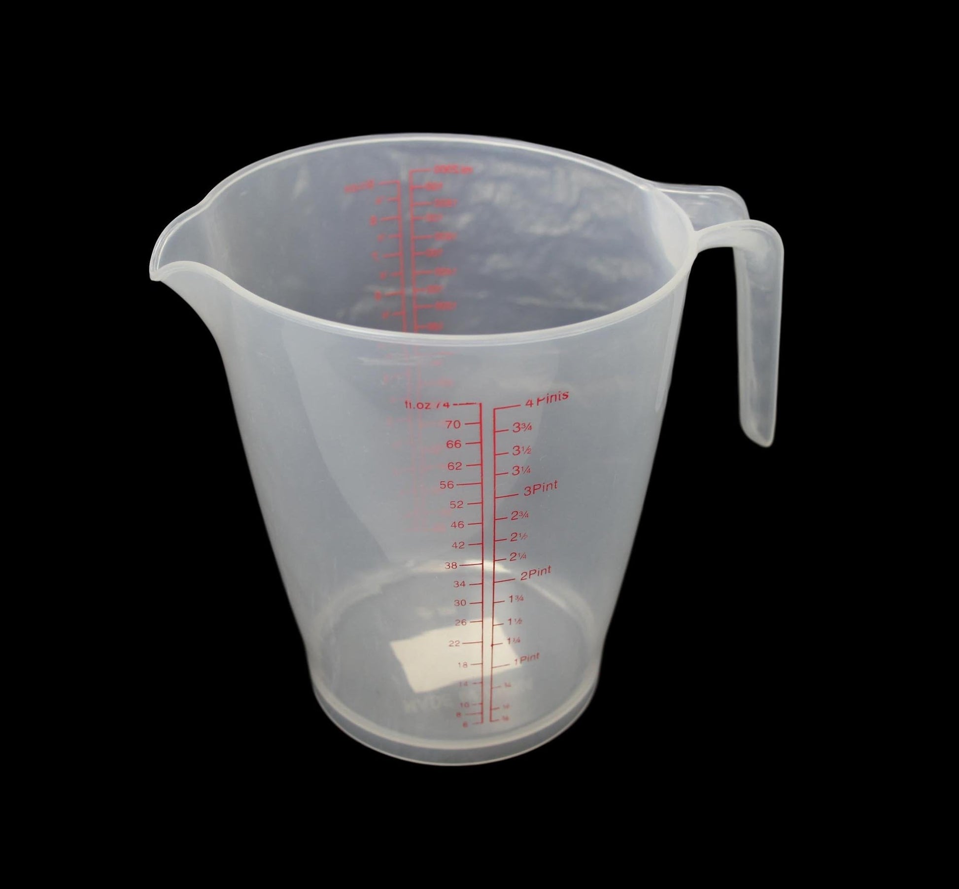 Durable 2000ml Plastic Kitchen Measuring Jug for Accurate Cooking Measurements