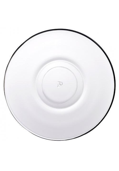 Elegant Pasabahce Glass Tea Cup Saucer Set of 6