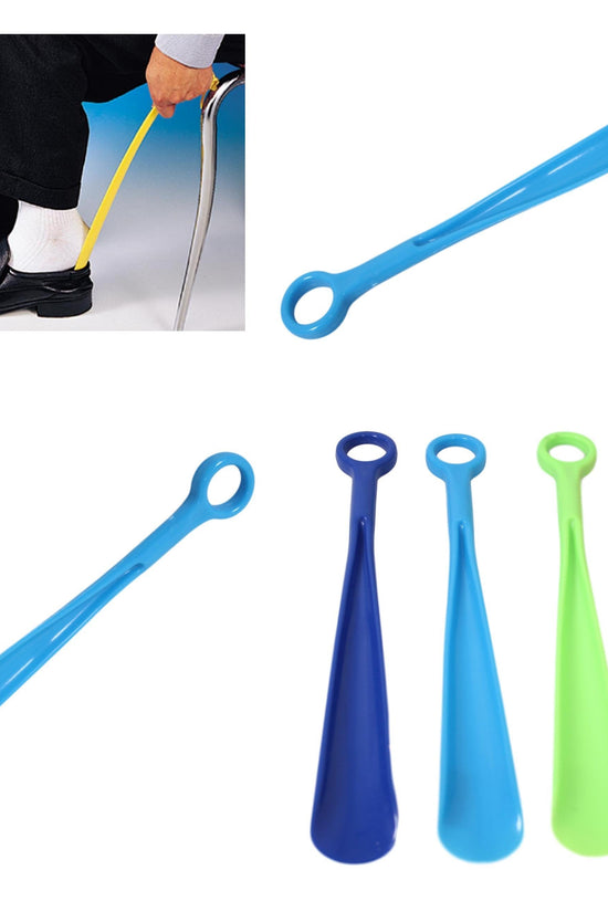 Durable 28cm Plastic Shoe Horn in Assorted Colors