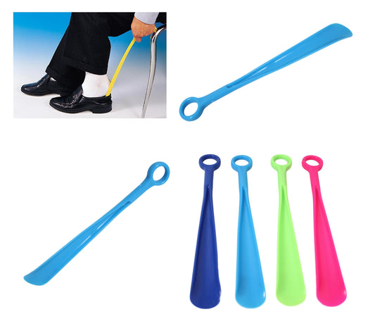 Durable 28cm Plastic Shoe Horn in Assorted Colors