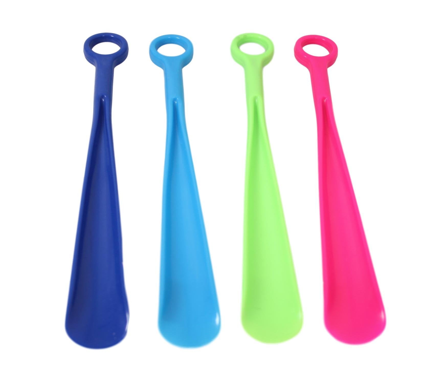 Durable 28cm Plastic Shoe Horn in Assorted Colors