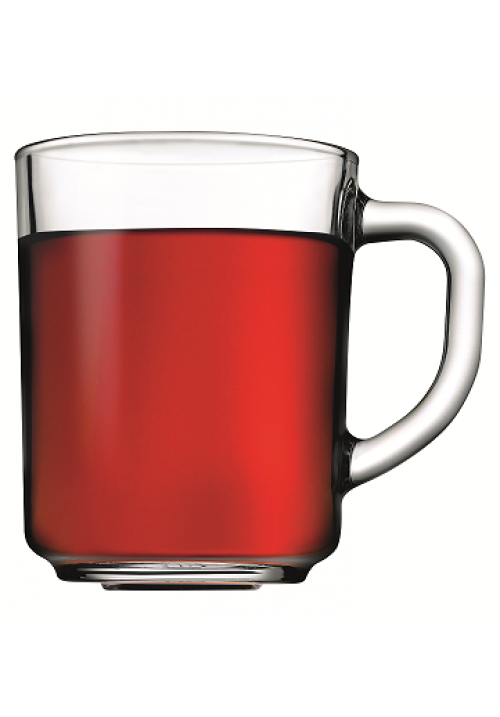 Premium PB Glass Tea Mug 250ml Set of 2