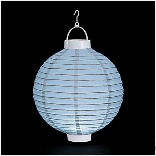 20 cm Battery Operated Paper Lantern Decoration Assorted Colours