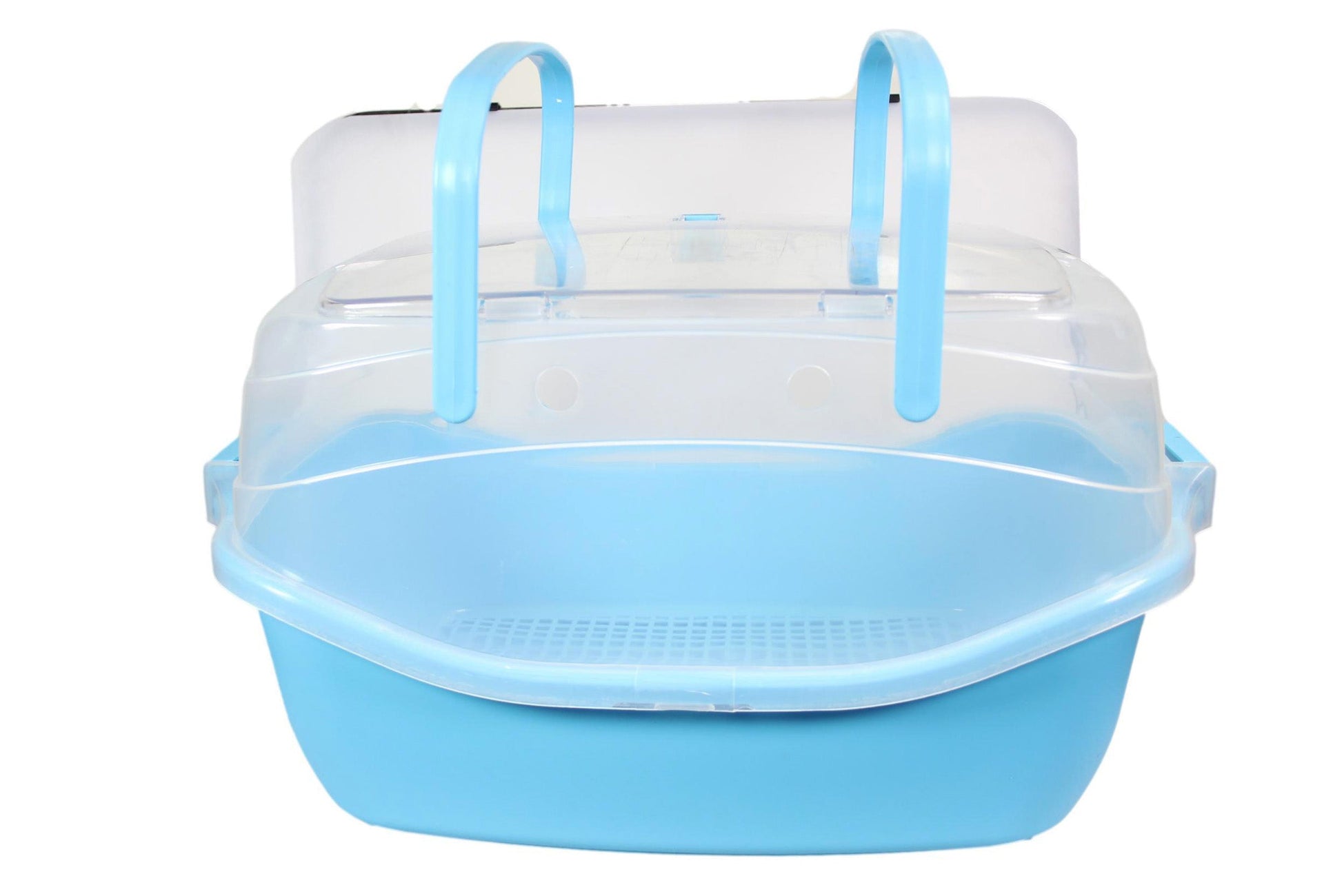 Secure Cats Box for Cats and Puppies Blue and Orange 55x30cm