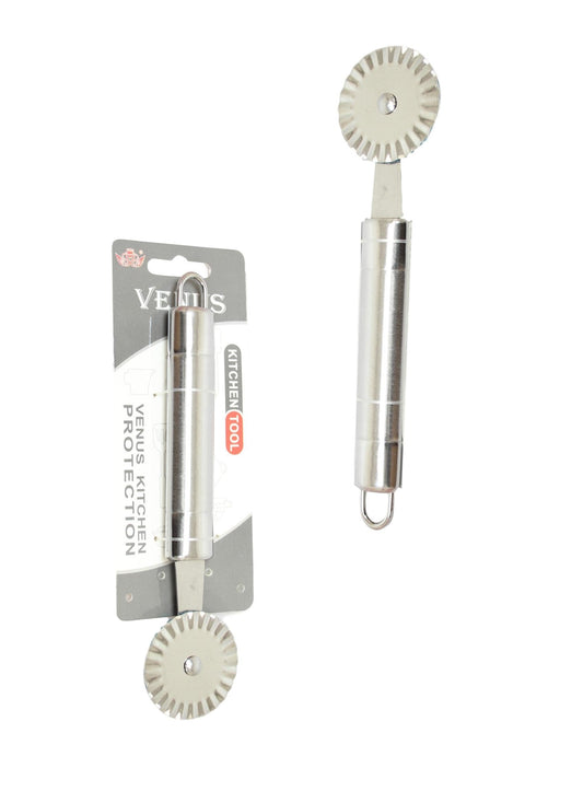 Premium Stainless Steel Pizza and Bread Slicer