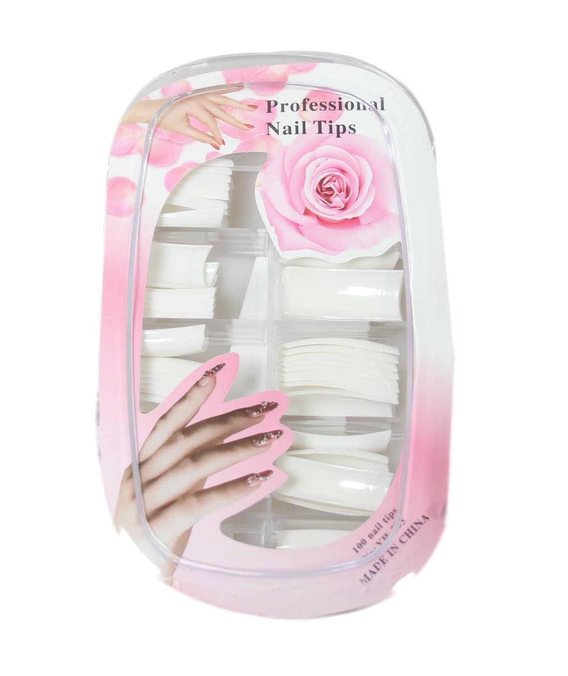 Square Artificial Fake Nail Extensions Pack of 100 Assorted Colours