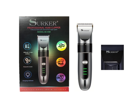 SK558 USB Rechargeable Hair Shaver Trimmer Assorted Colors