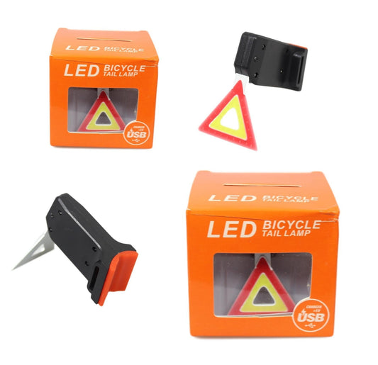 Bicycle LED Tail Lamp for Safe Cycling Hazard Awareness Design