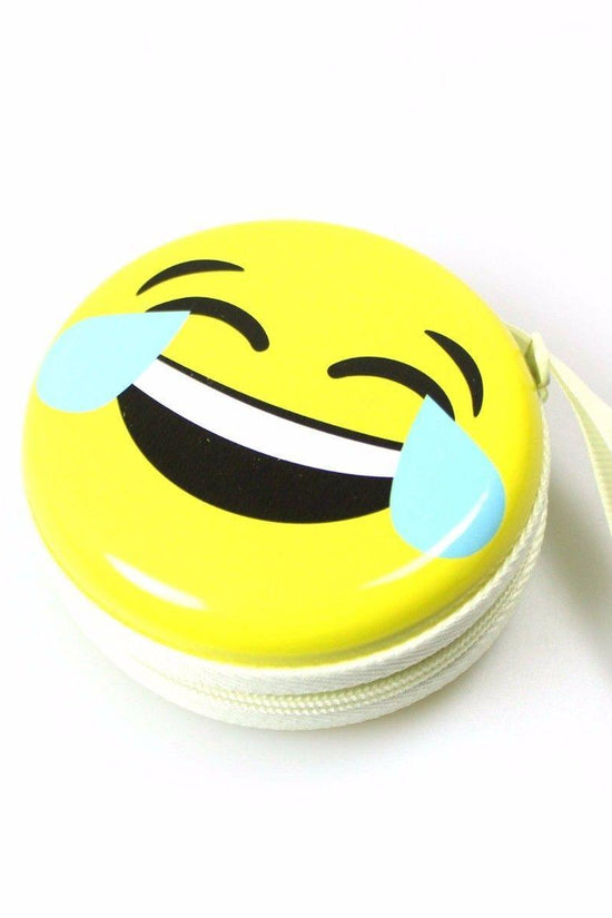 Cute Emoji Face Earphone Pouch Keep Your Earphones Safe and Stylish