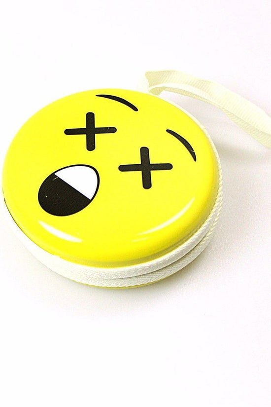 Cute Emoji Face Earphone Pouch Keep Your Earphones Safe and Stylish