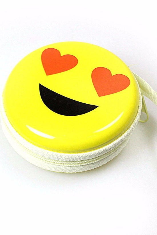 Cute Emoji Face Earphone Pouch Keep Your Earphones Safe and Stylish