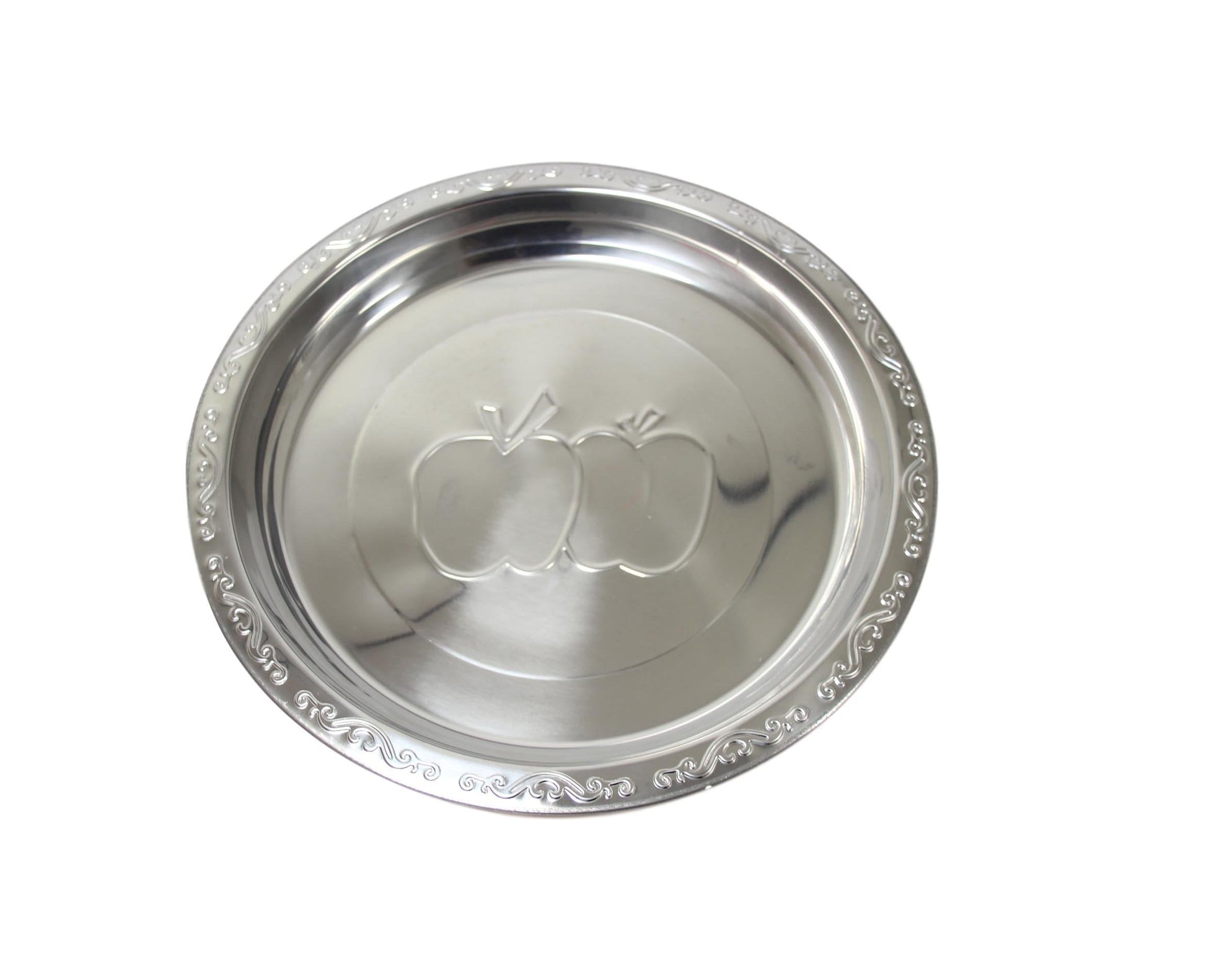 Apple Design Steel Serving Platter Plate 45cm