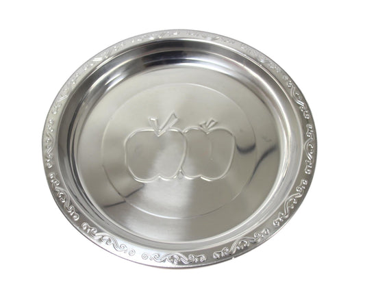 Apple Design Steel Serving Platter Plate 50cm Diameter