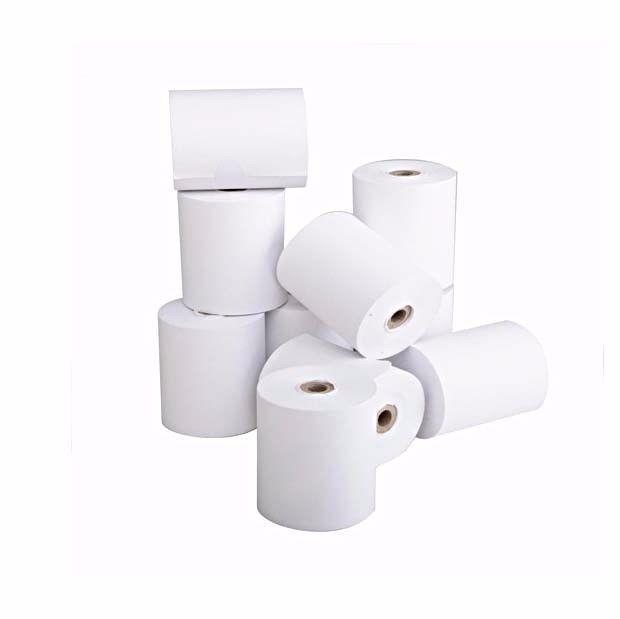 White Thermal Receipt Paper Roll 57x40mm Pack of 10